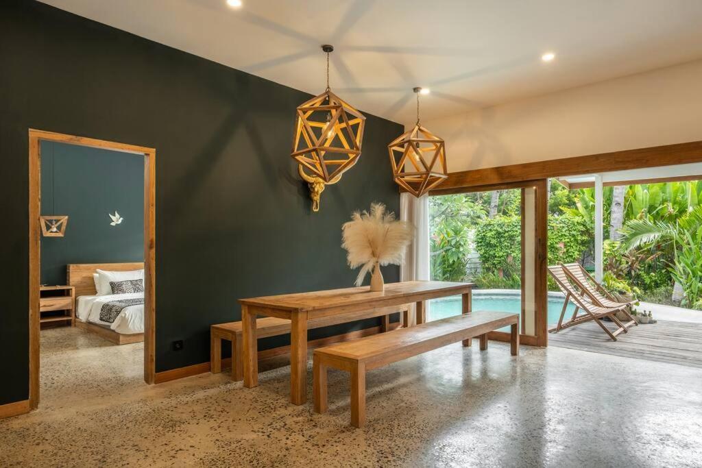 Designer New 3Bdr - Lush Garden+Pool Villa Gili Trawangan Buitenkant foto